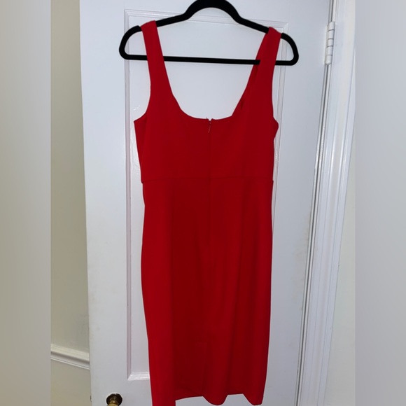 Aqua Red Dress - Size Large - Picture 1 of 3